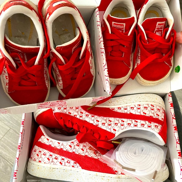 Special 50th Anniversary Puma x hello kitty toddler size 5C or 6C - Picture 1 of 5